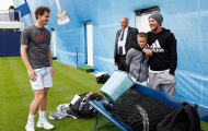 Cha con Beckham phấn khích hội ngộ Andy Murray
