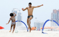 Marcelo và Silva đại náo bãi biển Miami