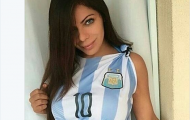 Hoa hậu Brazil cũng lên tiếng kêu gọi Messi ở lại