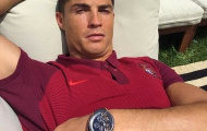 Ronaldo khoe đồng hồ đắt tiền trước tứ kết EURO 2016