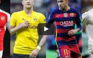 Video: Top 5 tiền vệ cánh trái hay nhất năm 2016