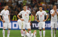 Chùm ảnh: Tuyển thủ Ba Lan rớm nước mắt vì thua ở loạt 'đấu súng'