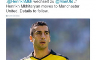 CHÍNH THỨC: Dortmund xác nhận bán Mkhitatyan cho Man United