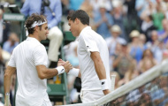 Chùm ảnh: Federer thua sốc ở bán kết Wimbledon