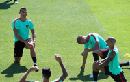 Ronaldo phấn khích đón chào Pepe trở lại trước đại chiến