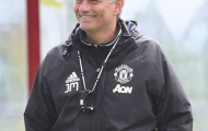 Jose Mourinho, Mata rạng rỡ trong buổi tập đầu tại MU