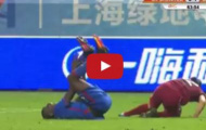 Video: Cận cảnh pha va chạm khiến chân Demba Ba gãy lìa