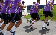 Zidane cho cầu thủ Real chạy bộ, leo dốc rèn thể lực