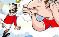 Biếm họa Thánh Zlatan chọc ghẹo Vua Eric