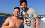 Fan cuồng Messi bơi cả cây số để gặp thần tượng