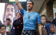 Thảm hoạ điêu khắc mang tên Luis Suarez tại quê nhà