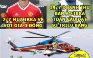 Ảnh chế: Ibra giúp M.U rải tiền 'thâu tóm' cả 'hệ mặt trời'; Tháng 7, Sờ-wai-tai Nhọ mất trắng tất cả