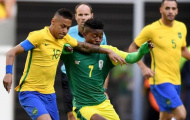 Neymar tịt ngòi, Brazil bị 10 người Nam Phi cầm chân nhạt nhoà