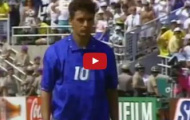 Video: Pha sút hỏng 11m kinh điển của Roberto Baggio