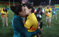 Nữ vận động viên được cầu hôn ngay trên sân vận động Olympic