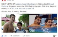 Đảo quốc sư tử dậy sóng khi kình ngư Schooling đánh bại Michael Phelps