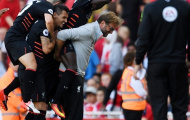 Klopp cõng học trò trong màn rượt đuổi vô vọng của Arsenal