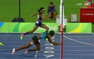 Olympic: Nữ VĐV về nhất cự li 400m nhờ...ngã ở vạch đích