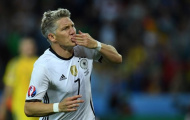 Schweinsteiger xỏ giày đá trận cuối cho tuyển Đức