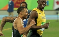 'Tia chớp' Bolt tiếp tục cười đối thủ khi về nhất ở Olympic