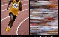 Ảnh vui về sức mạnh và sự thống trị của Usain Bolt