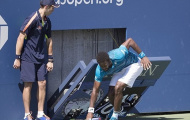 Chùm ảnh: Gael Monfils dính tai nạn dở khóc dở cười vì chiếc đồng hồ