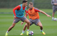 Chùm ảnh: Lucas Perez phấn khích, Mustafi tập cực hăng trước đại chiến Southampton