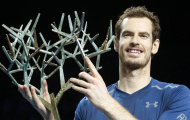 Thắng nghẹt thở Isner, Murray lần đầu vô địch Paris Masters