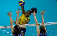 VĐV bóng chuyền cao 1m78 tấn công khiến đối thủ 'sợ xanh mặt' 