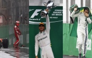 Hamilton thắng chặng Brazil, Massa, Raikkonen khóc hận vì mưa