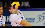 Bóng chuyền: Đổ máu sau những pha 'headshot' của đối phương