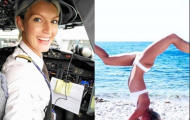 Nữ phi công xinh đẹp, gây sốt