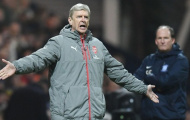 HLV Wenger giận dữ khi Arsenal bạc nhược trước Preston