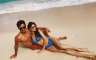 Tay đua Marlon Stockinger hạnh phúc bên bạn gái hoa hậu