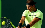 Nadal vã mồ hôi hột trước tay vợt hạng 83 thế giới