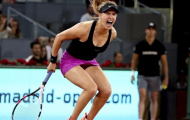 Khuất phục đàn chị, 'kiều nữ' Bouchard thẳng tiến vào tứ kết Madrid Open