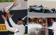 Raikkonen, Bottas gặp nạn, Hamilton bật champagne tại Barcelona