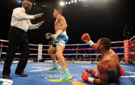Video: 'Cậu bé vàng' hủy diệt Kell Brook chỉ sau 5 hiệp