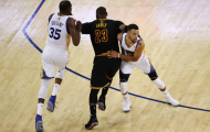 King LeBron bất lực, Durant và Curry tiếp tục 'bón hành' cho nhà ĐKVĐ