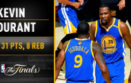 Xem Kevin Durant tạo ra khác biệt ở game 3 NBA Final 2017 thế nào