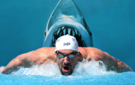 SỐC: Kình ngư Michael Phelps bơi đua với... cá mập trắng