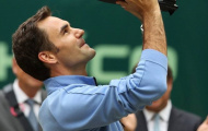 Federer rạng rỡ nâng cúp ở Halle Open