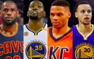 Curry, Lebron, Durant, Westbrook, Irving và những pha bóng hay nhất mùa này
