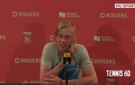 Video Shapovalov thừa nhận thần tượng 'tàu tốc hành'