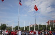 Hình ảnh xúc động tại Lễ thượng cờ Việt Nam tại SEA Games 29