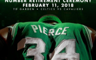 CHÍNH THỨC: Boston Celtics treo vĩnh viễn số áo 34 của Pierce