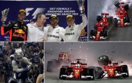 Bộ đôi Ferrari dâng chiến thắng chặng đua Singapore cho Hamilton