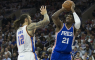 Philadelphia 76ers thấp thỏm lo âu vì Joel Embiid