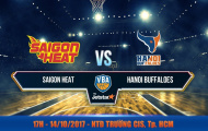Video trực tiếp VBA 2017: Saigon Heat vs Hanoi Buffaloes