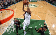 Giannis Antetokounmpo tiếp tục thể hiện phong độ hủy diệt trong chiến thắng trước Hornets